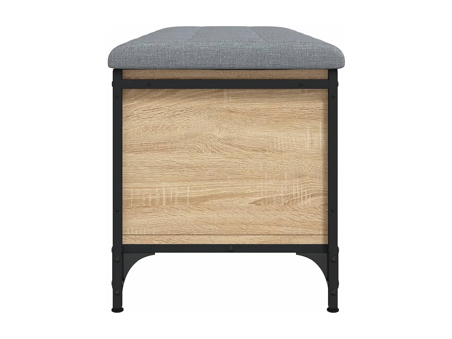 Sitzbank mit Stauraum Sonoma-Eiche 102x42x45 cm Holzwerkstoff