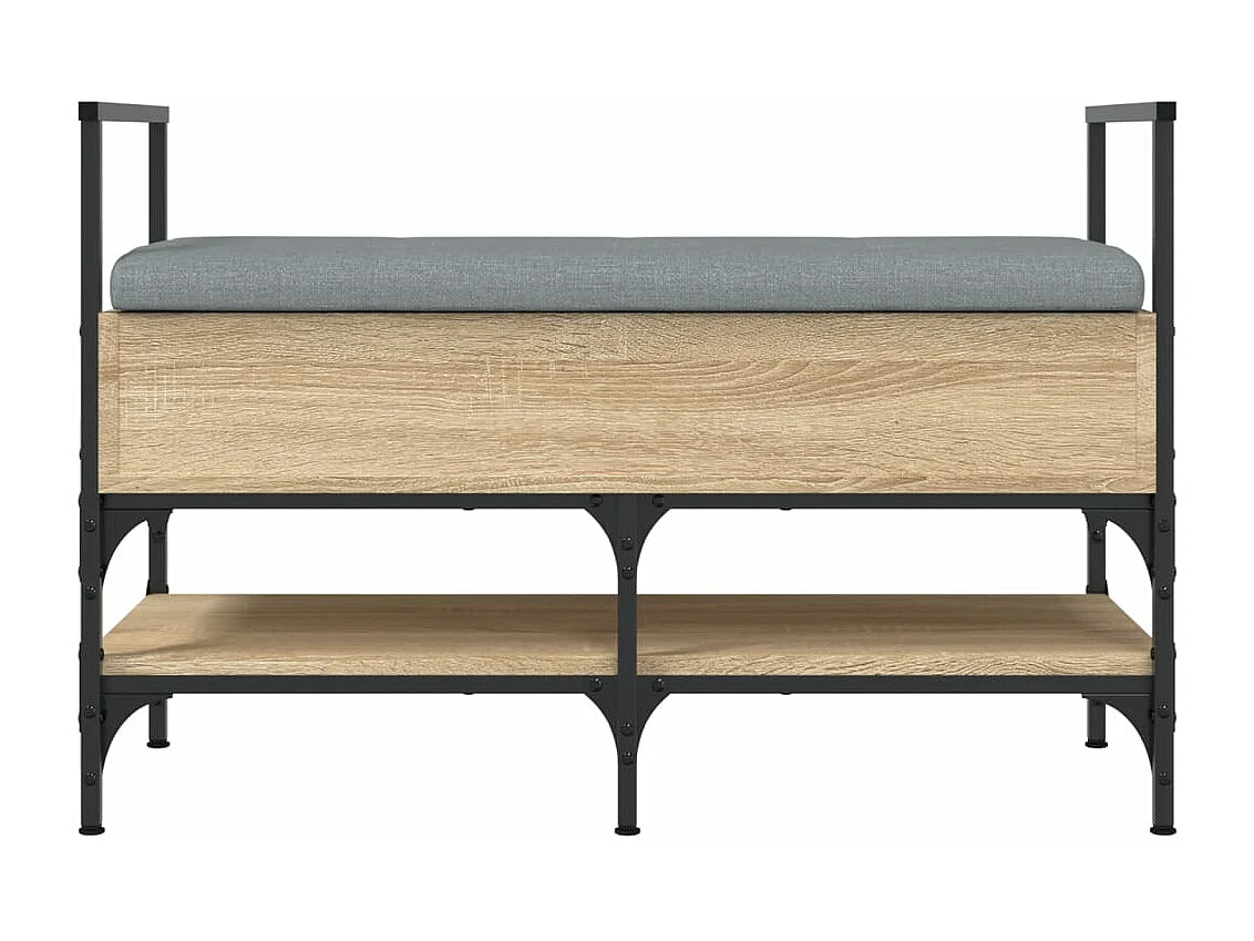 Banc à chaussures chêne sonoma 85,5x42x57,5 cm bois ingénierie