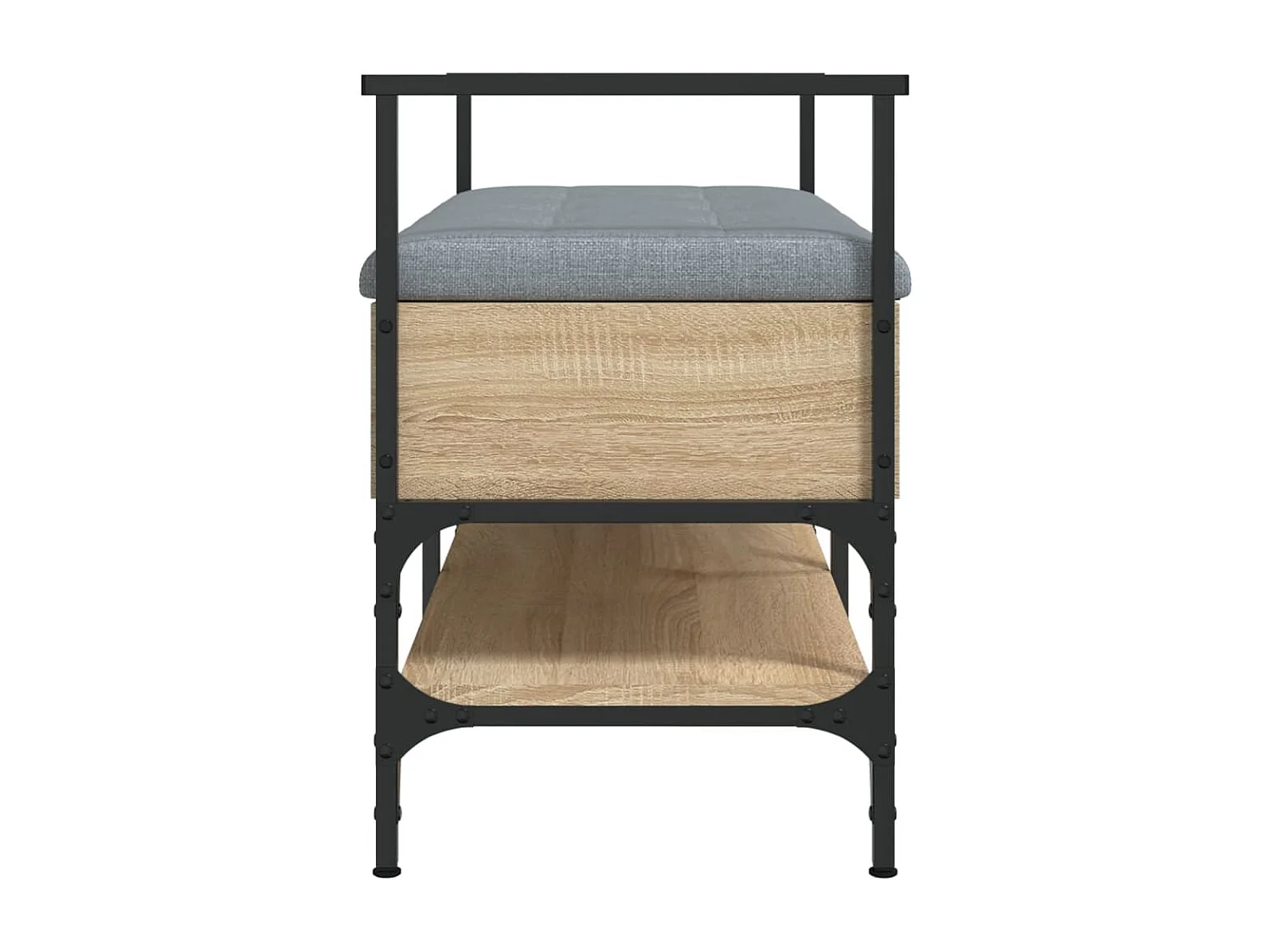 Banc à chaussures chêne sonoma 85,5x42x57,5 cm bois ingénierie