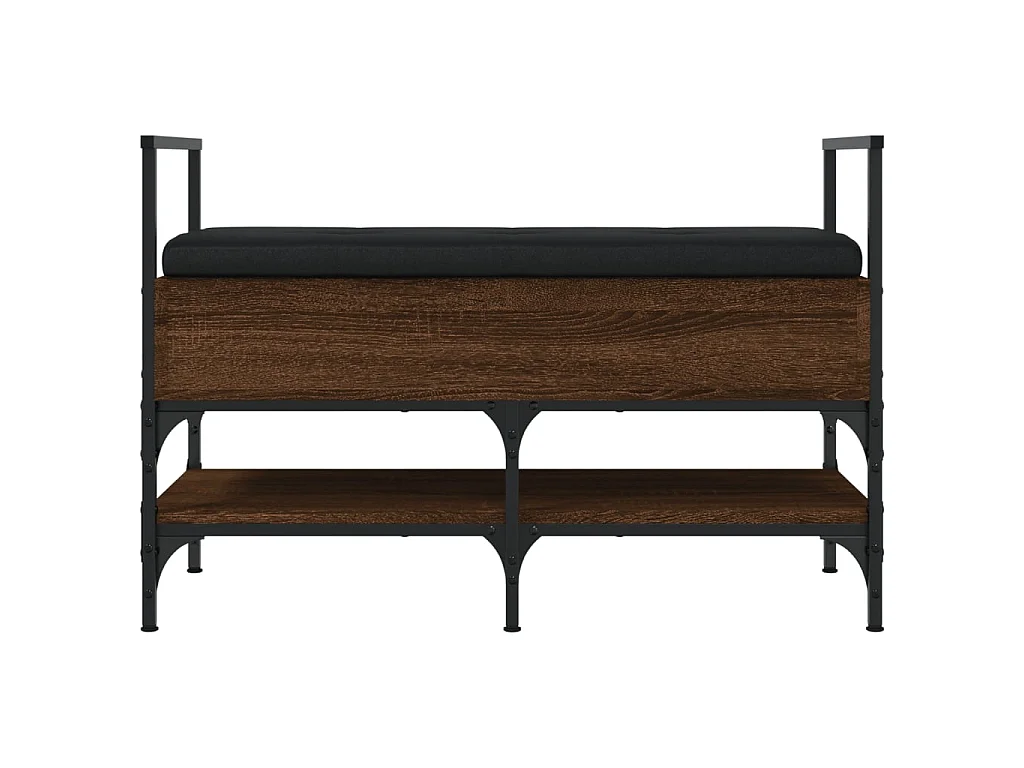 Schoenenbank 85,5x42x57,5 cm bewerkt hout bruin eikenkleur
