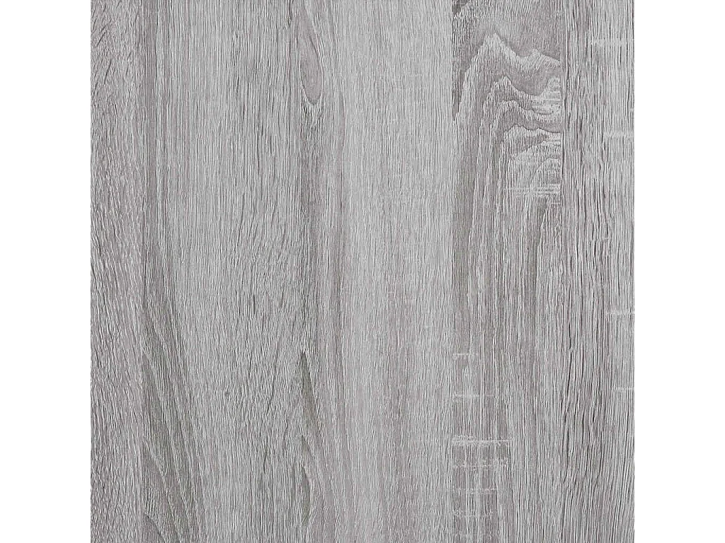 Sitzbank mit Stauraum Grau Sonoma 102x42x45 cm Holzwerkstoff