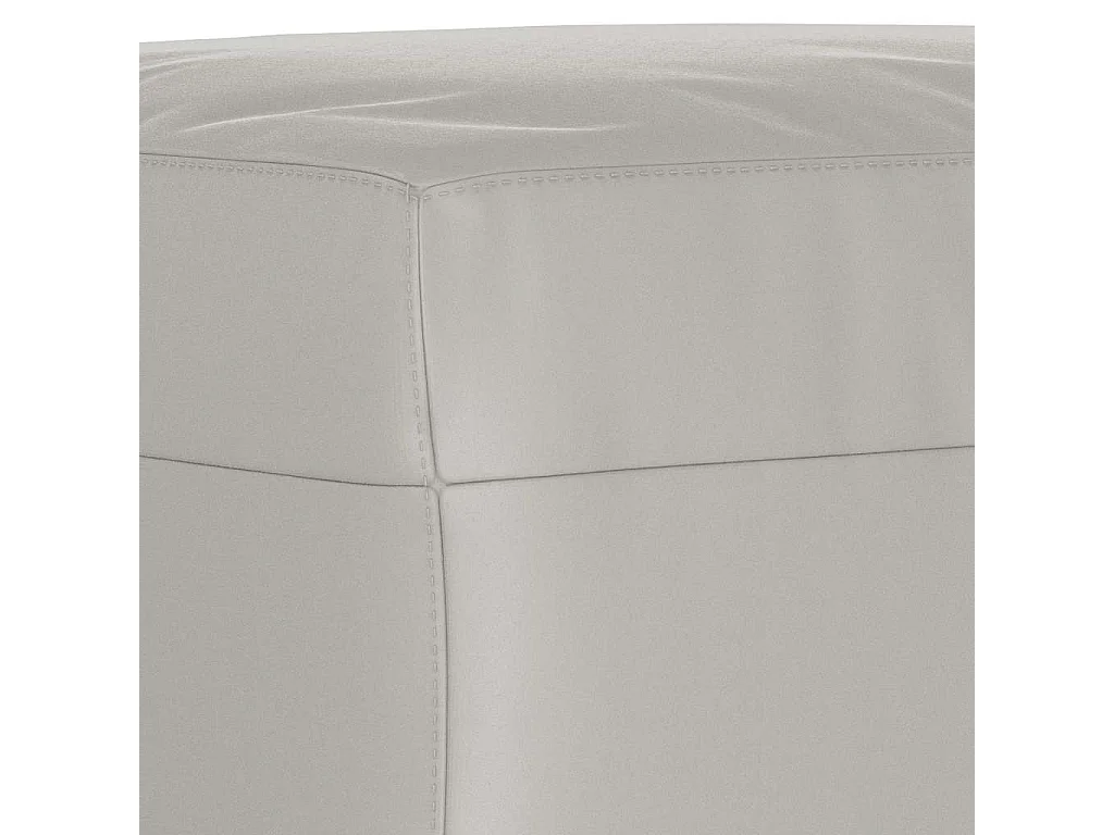 Banc Gris clair 70x35x41 cm Tissu microfibre