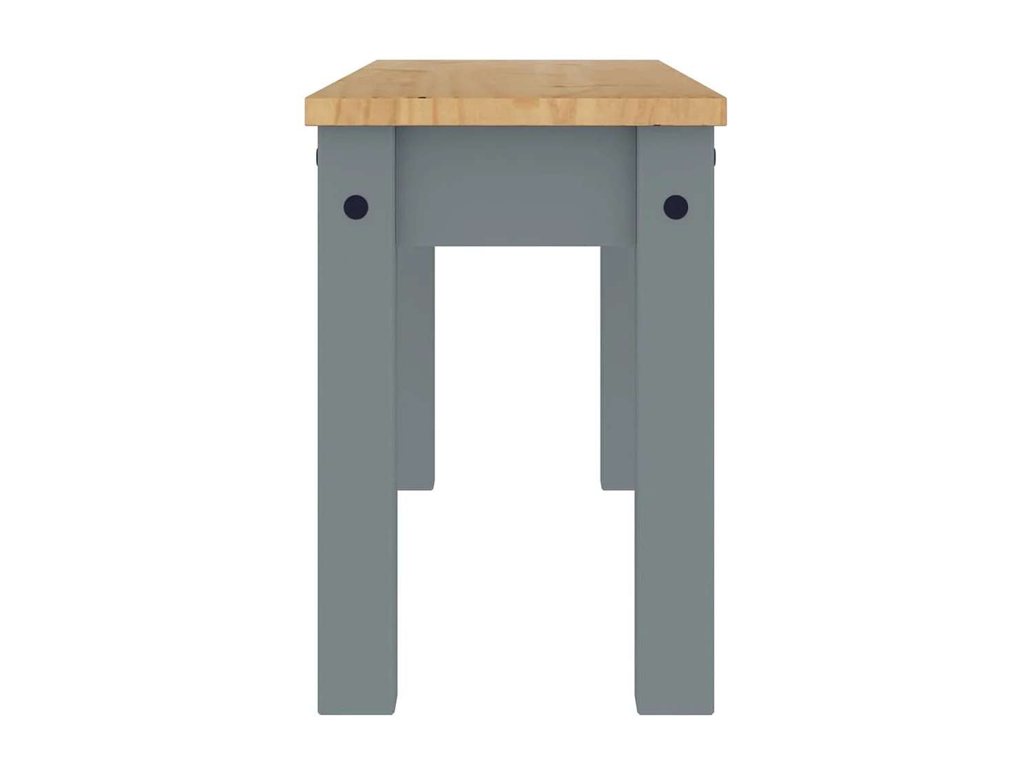 Banc à manger PANAMA gris 105x30x45 cm bois massif de pin