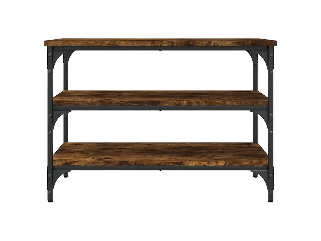 Schuhbank Räuchereiche 70x38,5x49 cm Holzwerkstoff