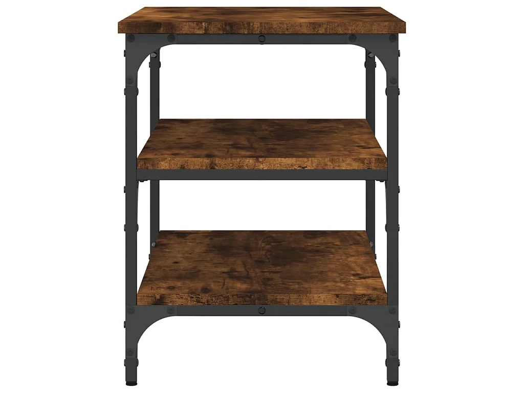 Schuhbank Räuchereiche 70x38,5x49 cm Holzwerkstoff