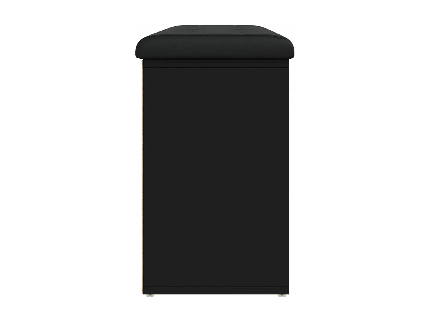 Banco sapateira 102x32x50 cm derivados de madeira preto