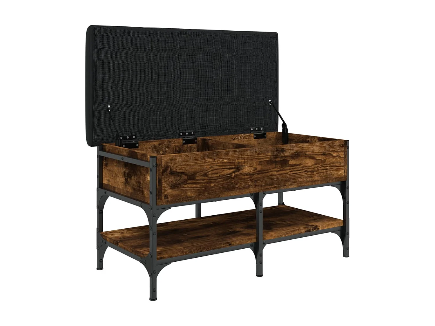 Schuhbank Räuchereiche 82x42x45 cm Holzwerkstoff