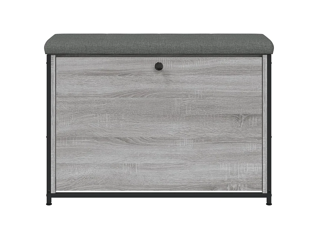 Banc à chaussures tiroir rabattable chêne sonoma 82x32x56 cm