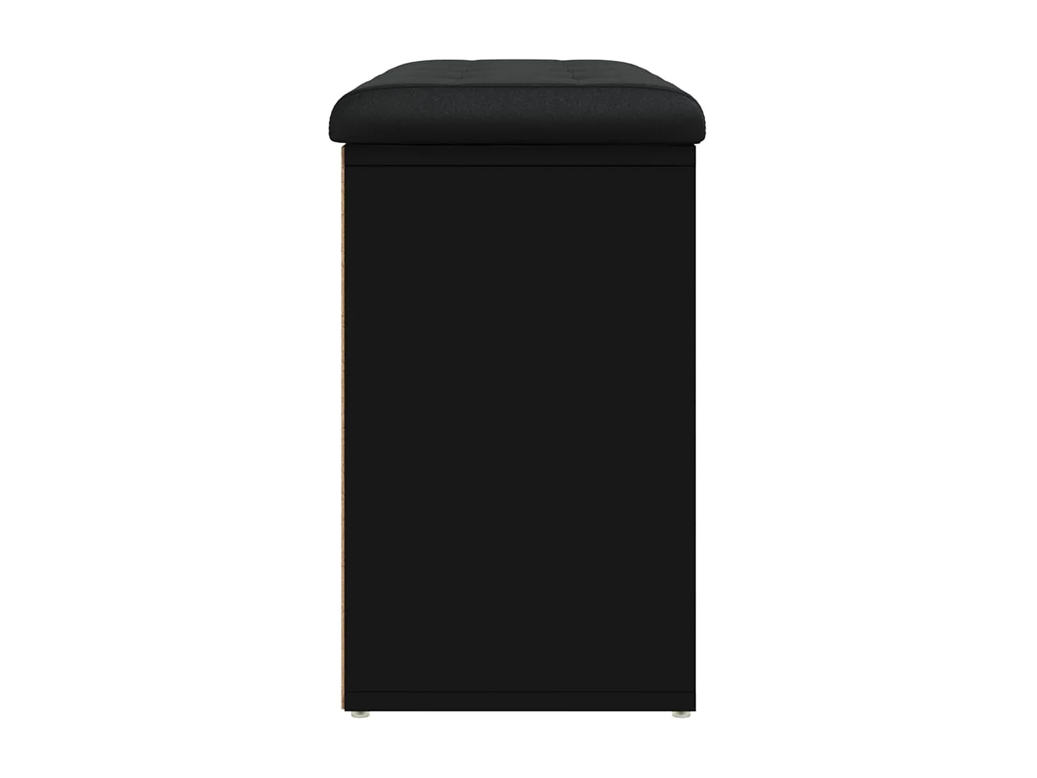 Schuhbank Schwarz 82x32x50 cm Holzwerkstoff