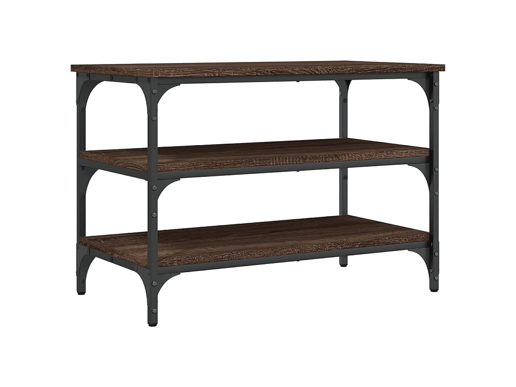 Schuhbank Braun Eichen-Optik 70x38,5x49 cm Holzwerkstoff