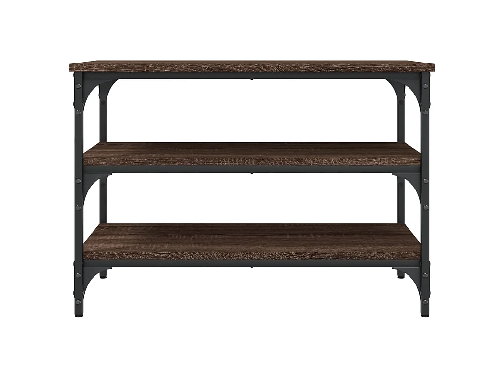 Schuhbank Braun Eichen-Optik 70x38,5x49 cm Holzwerkstoff