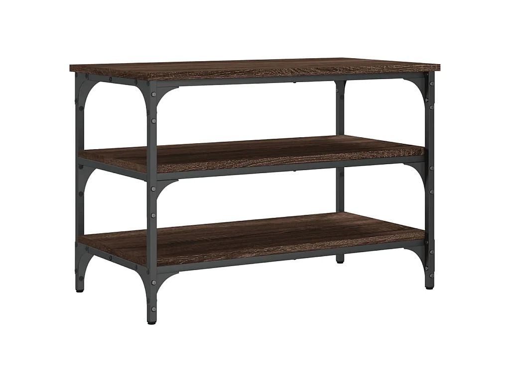 Schuhbank Braun Eichen-Optik 70x38,5x49 cm Holzwerkstoff