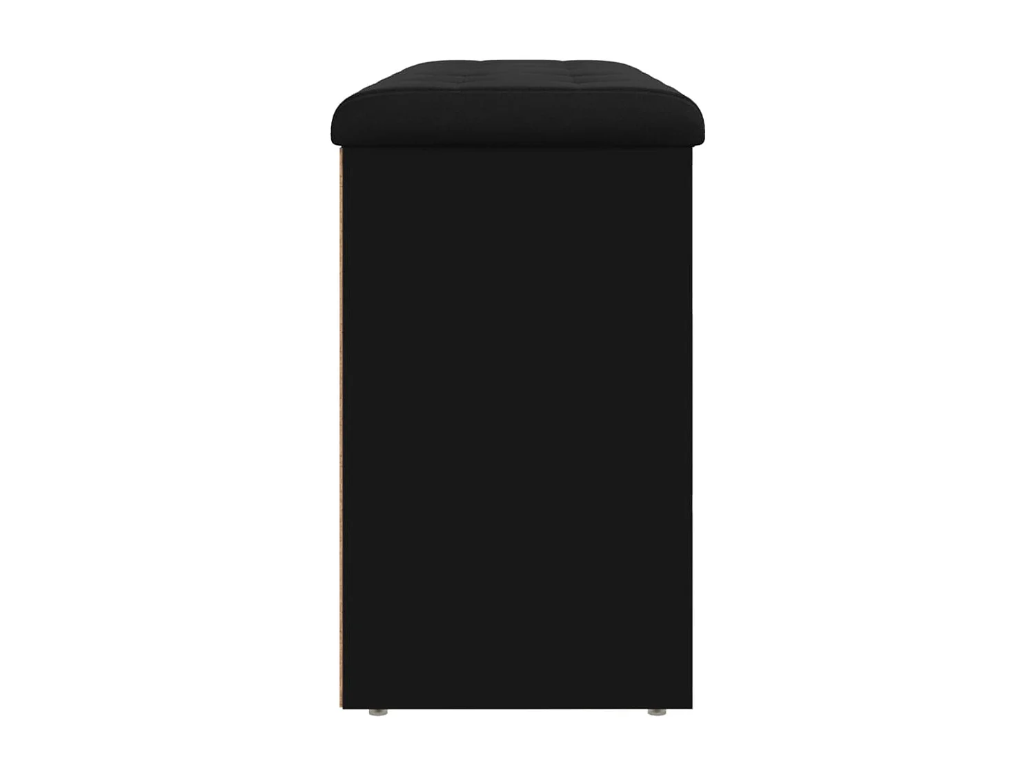 Banco sapateira 102x32x50 cm derivados de madeira preto