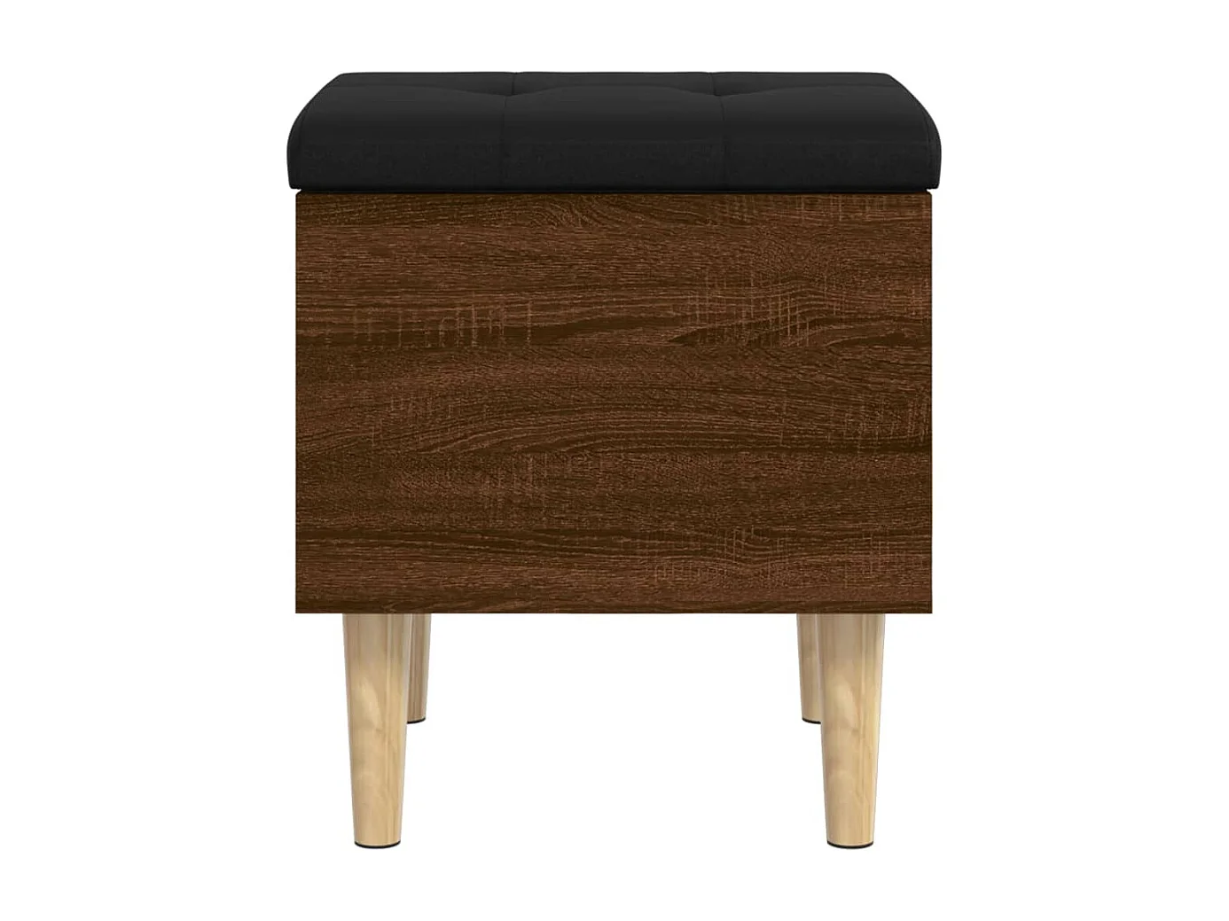 Sitzbank mit Stauraum Braun Eichen-Optik 42x42x46 cm