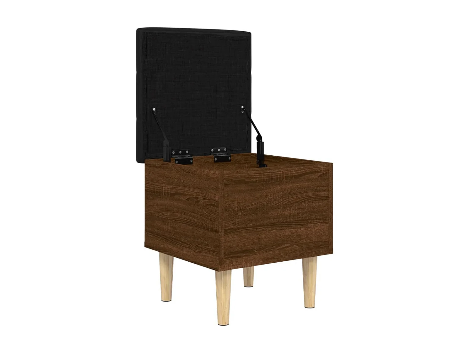 Sitzbank mit Stauraum Braun Eichen-Optik 42x42x46 cm