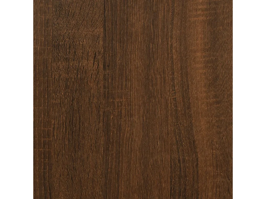 Sitzbank mit Stauraum Braun Eichen-Optik 42x42x46 cm