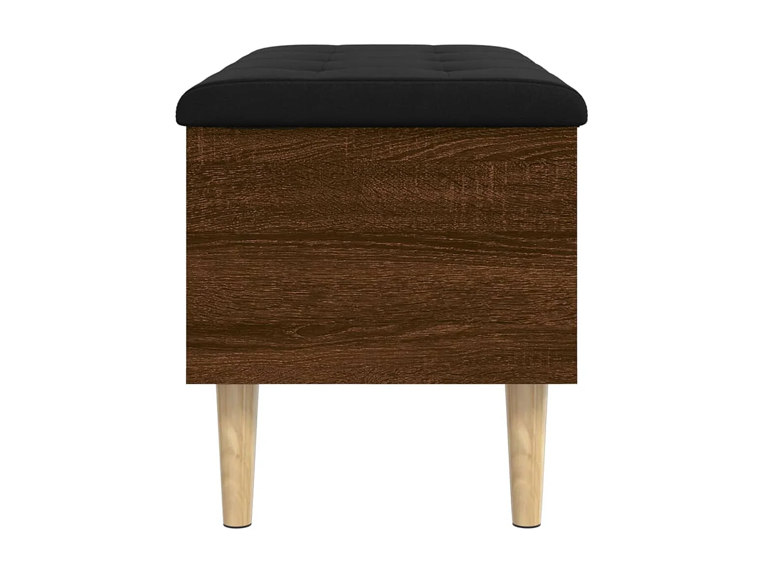 Banc de rangement chêne marron 82x42x46 cm bois d'ingénierie