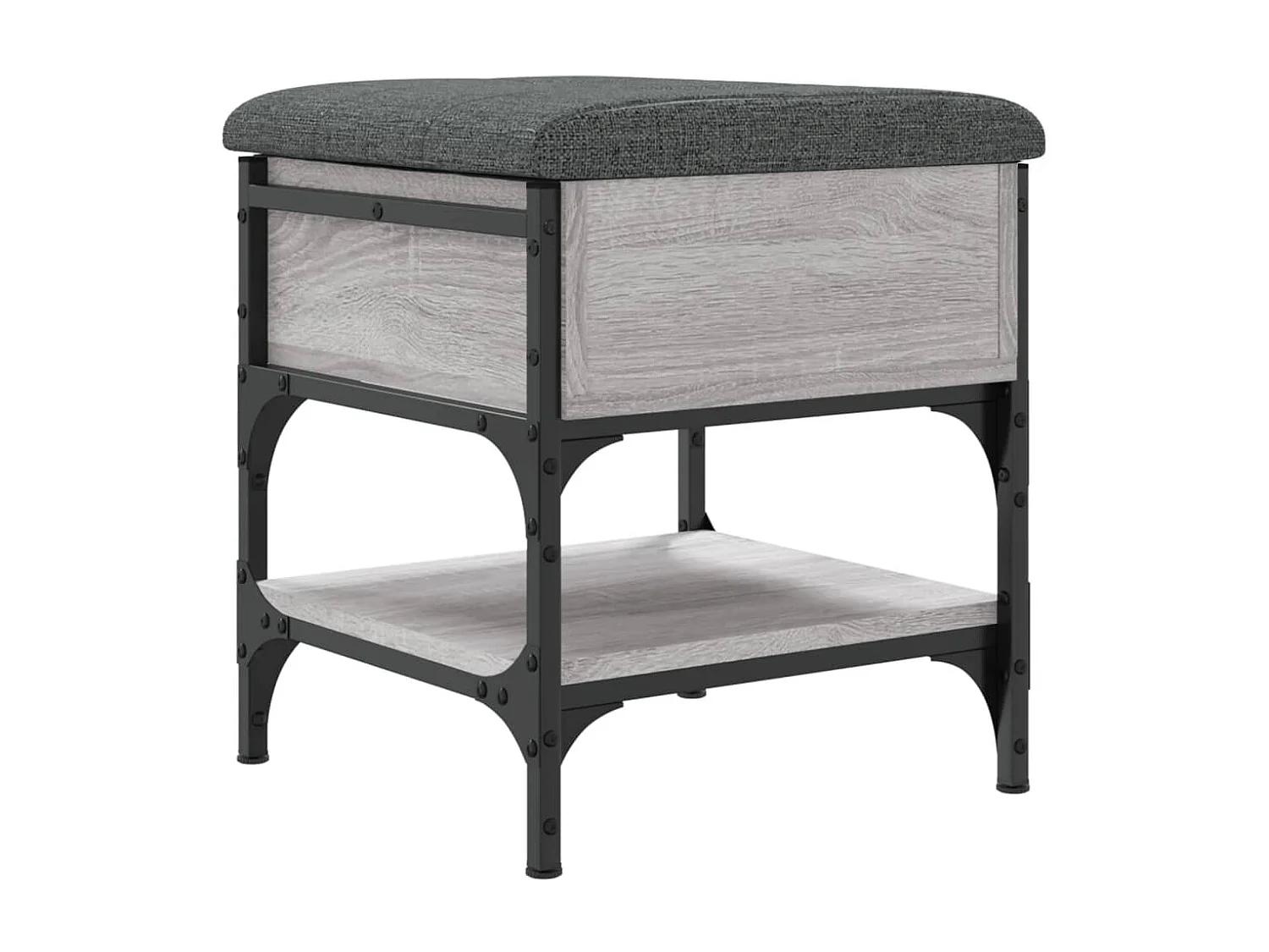 Schuhbank Grau Sonoma 42x42x45 cm Holzwerkstoff