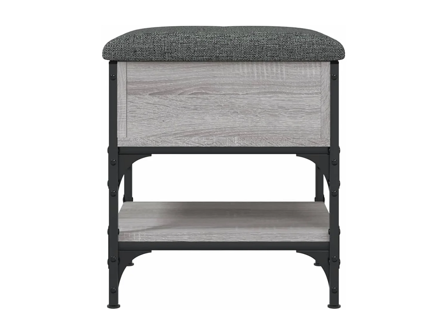 Schuhbank Grau Sonoma 42x42x45 cm Holzwerkstoff