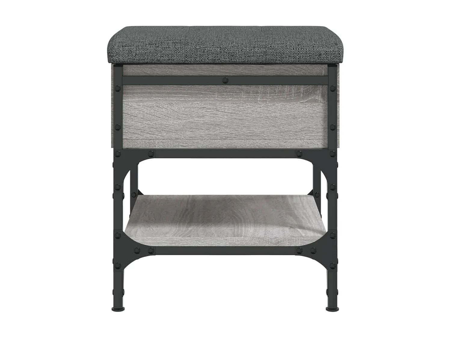 Schuhbank Grau Sonoma 42x42x45 cm Holzwerkstoff