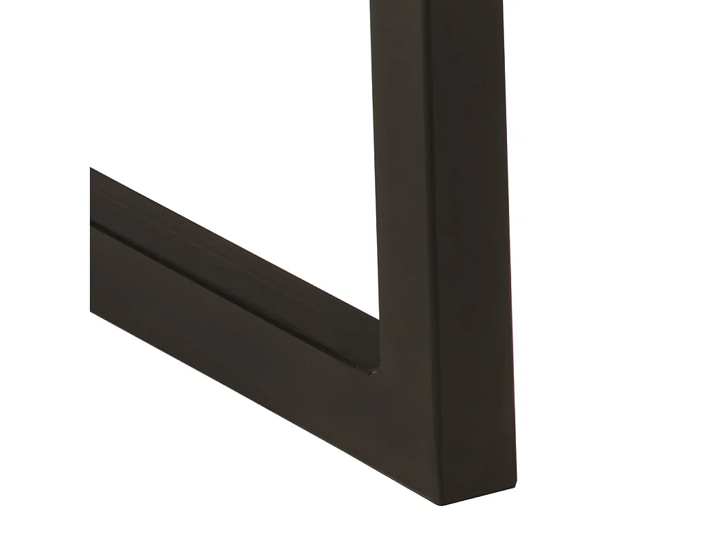 Banc avec bord vivant 105 cm bois de manguier massif