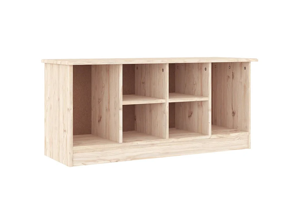 Schuhbank ALTA 100x35x45 cm Massivholz Kiefer