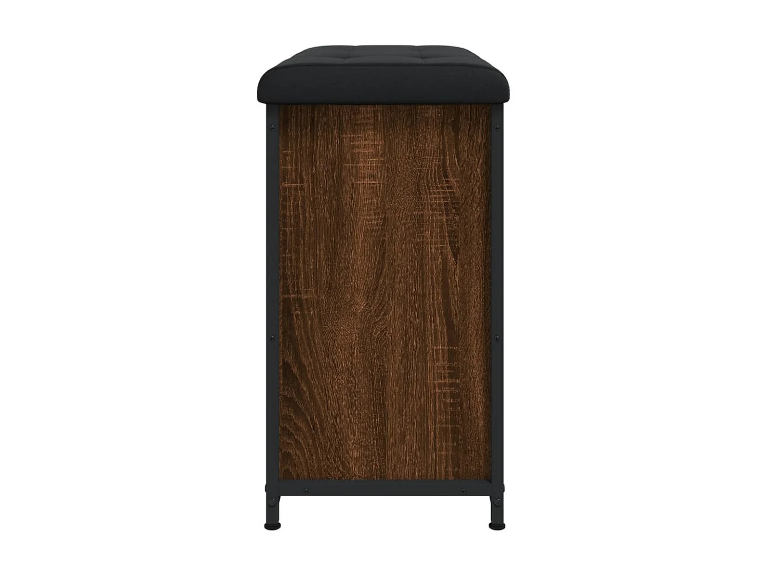 Banco sapateira c/ gaveta articulada 62x32x56 carvalho castanho