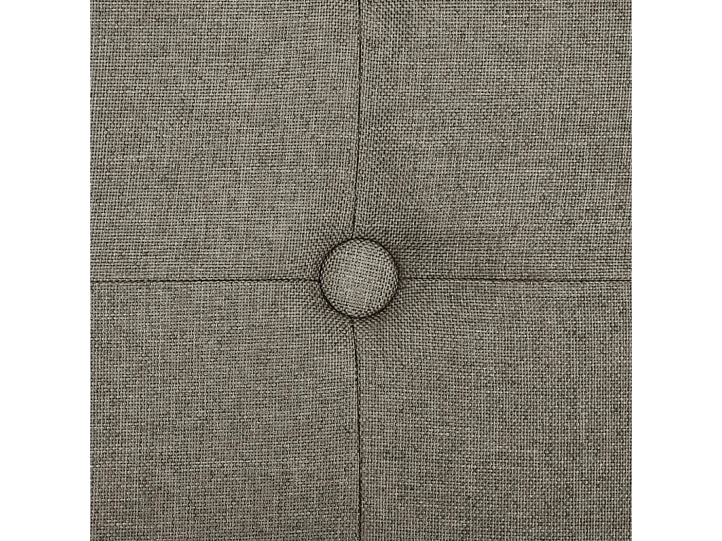 Cassapanca Pieghevole Tortora in Simil Lino
