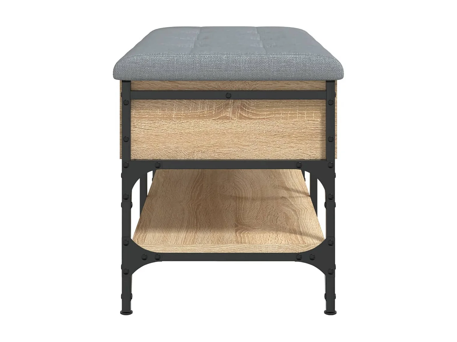 Banc à chaussures chêne sonoma 82x42x45 cm bois d'ingénierie