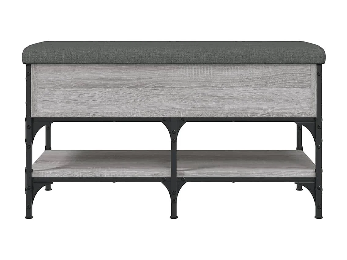 Schuhbank Grau Sonoma 82x42x45 cm Holzwerkstoff