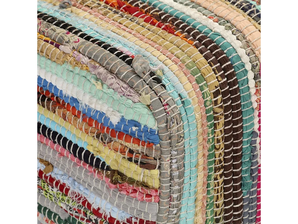 Panca 160 cm Multicolore in Tessuto Chindi