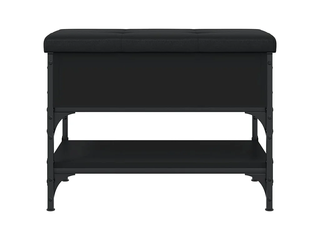 Banco sapateira 62x42x45 cm derivados de madeira preto