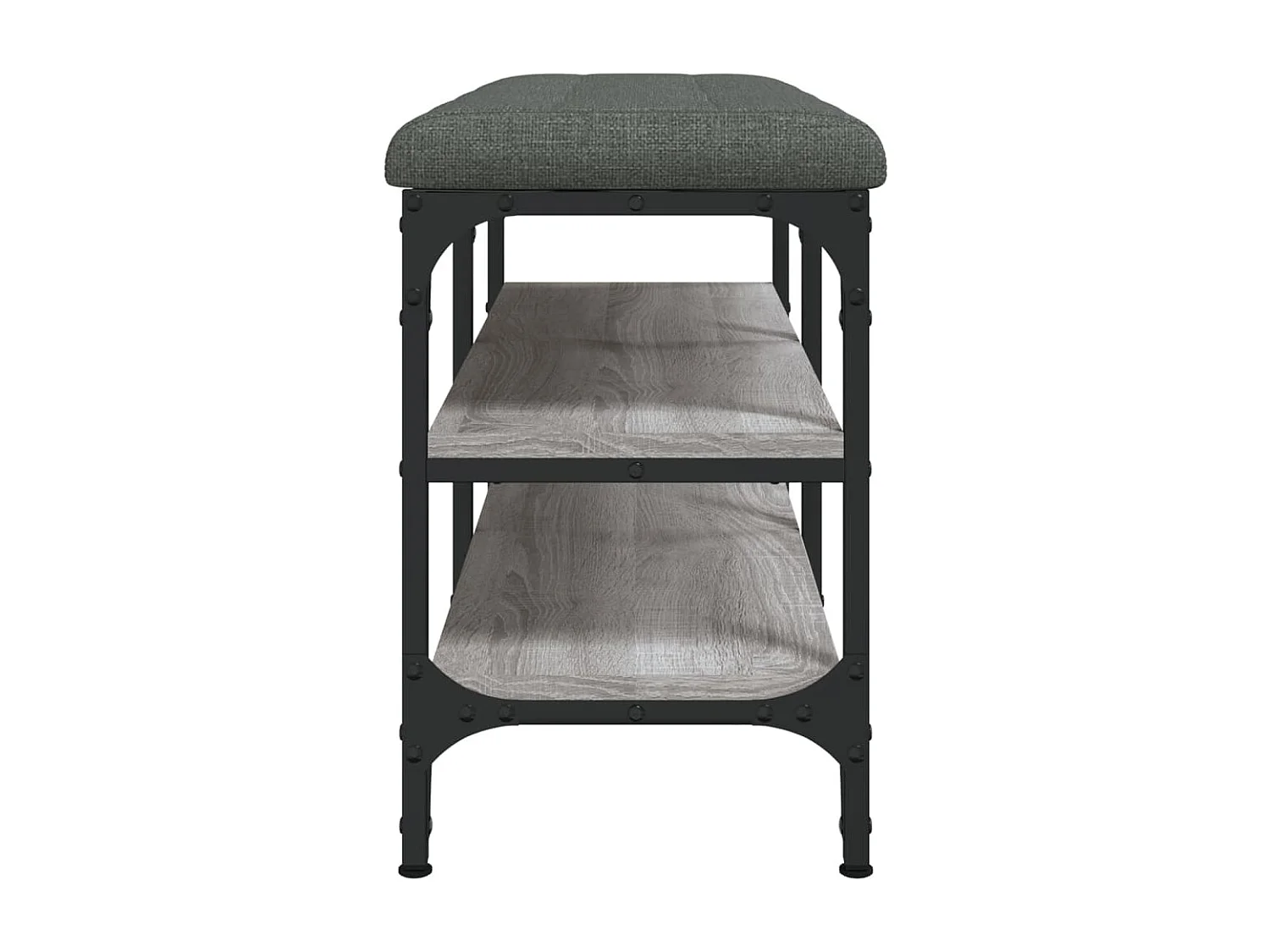 Schuhbank Grau Sonoma 82x32x47 cm Holzwerkstoff