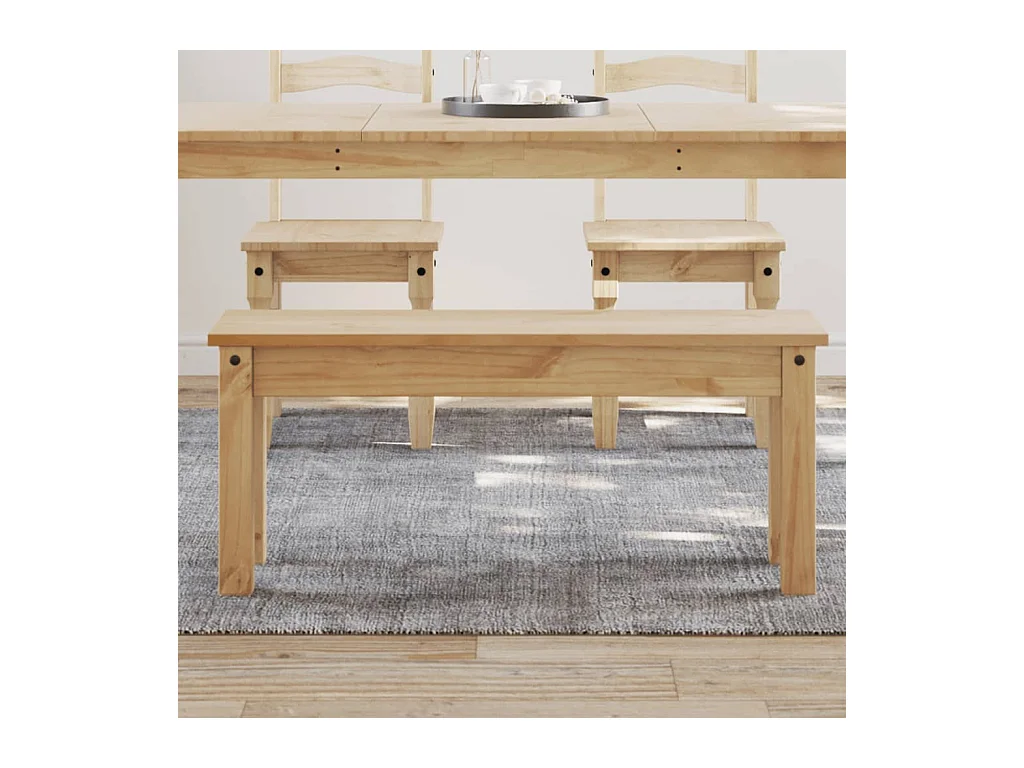 Banc à manger Panama 105x30x45 cm bois massif de pin