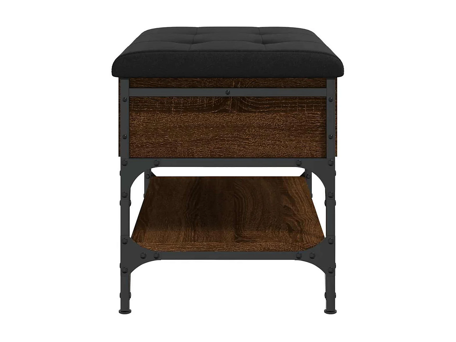 Schuhbank Braun Eichen-Optik 62x42x45 cm Holzwerkstoff