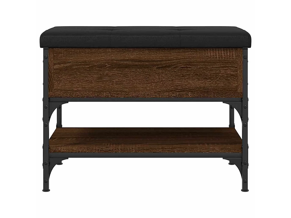 Zapatero madera de ingeniería marrón roble 62x42x45 cm