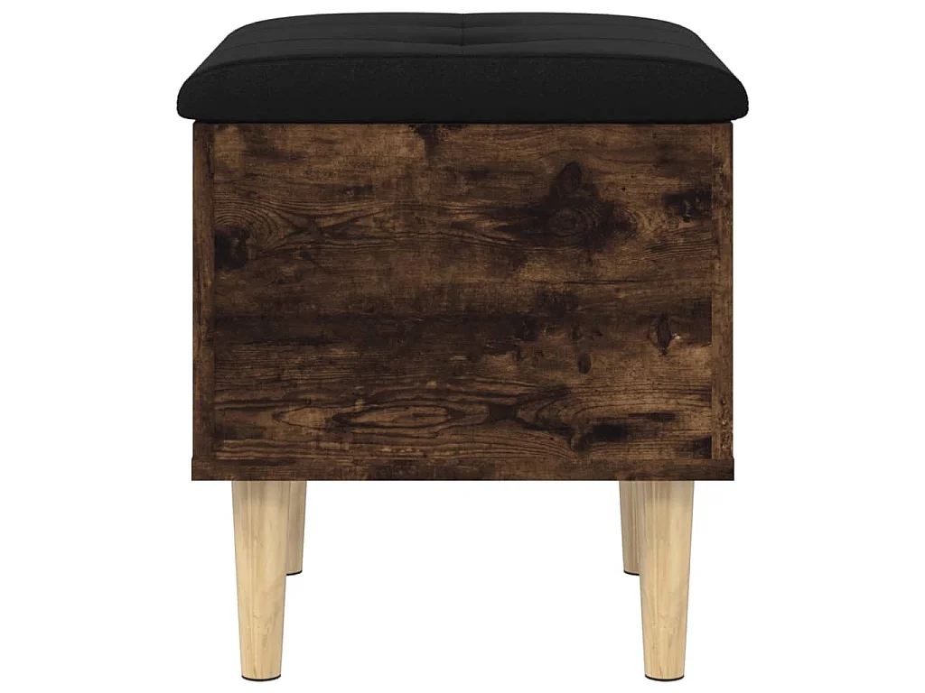 Sitzbank mit Stauraum Räuchereiche 42x42x46 cm Holzwerkstoff