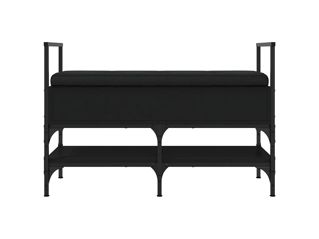 Banco sapateira 85,5x42x57,5 cm derivados de madeira preto