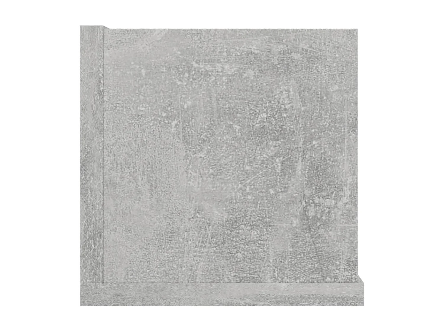 Étagère murale à CD Gris béton 100x18x18 cm Bois d'ingénierie