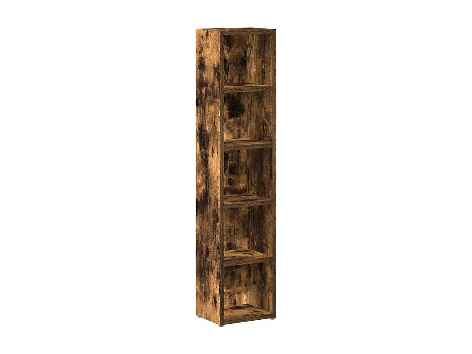 Armoires à CD 2 pcs Chêne fumé 21x16x93,5 cm Bois d'ingénierie