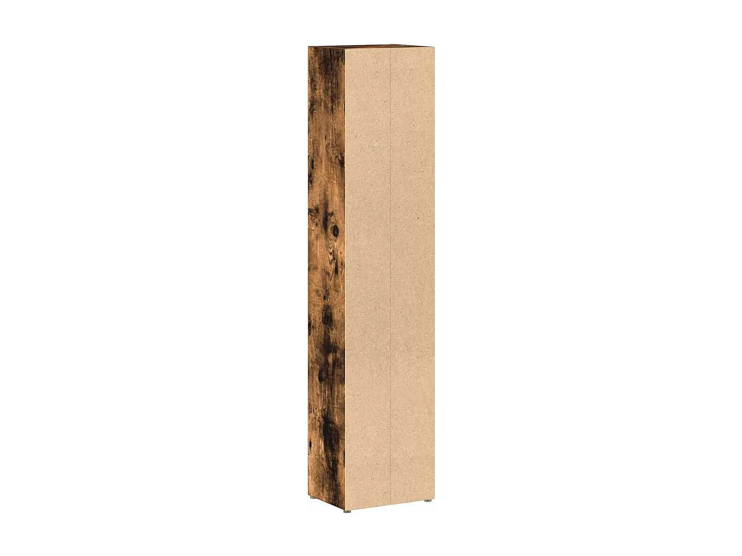 Armoires à CD 2 pcs Chêne fumé 21x16x93,5 cm Bois d'ingénierie