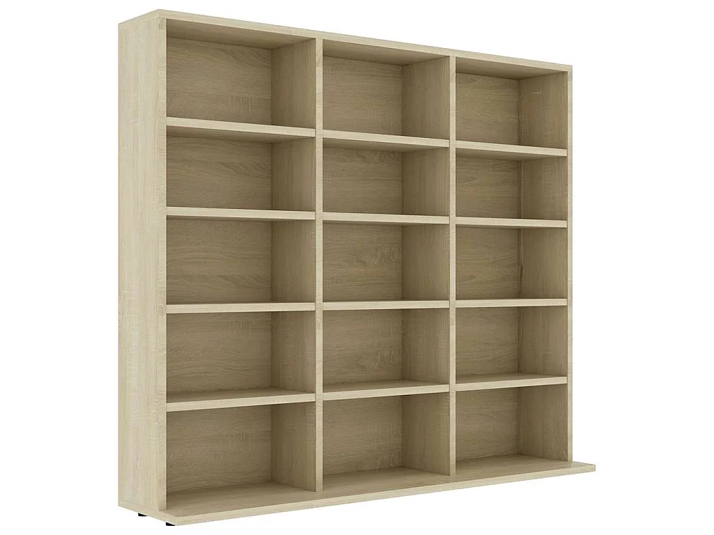 CD-Regal Sonoma-Eiche 100x23x89,5 cm Holzwerkstoff