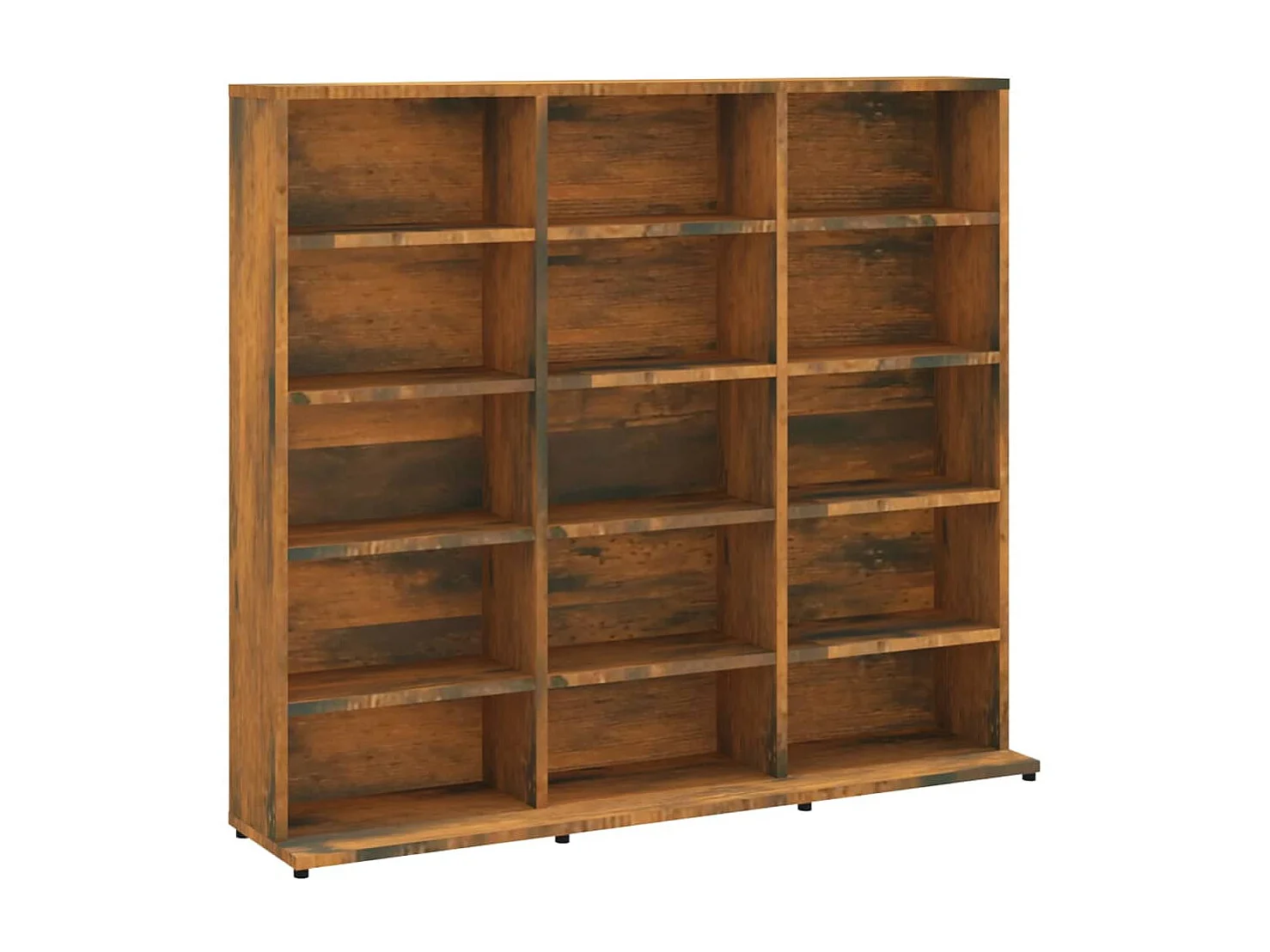 CD-Regal Räuchereiche 100x23x89,5 cm Holzwerkstoff