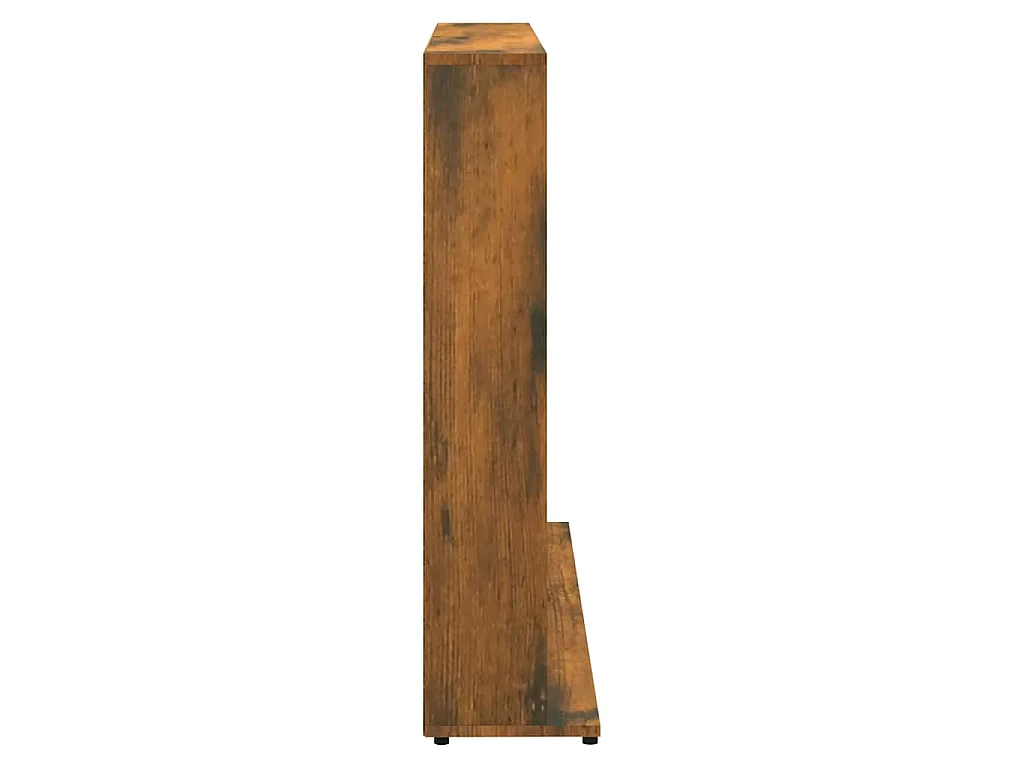 CD-Regal Räuchereiche 100x23x89,5 cm Holzwerkstoff