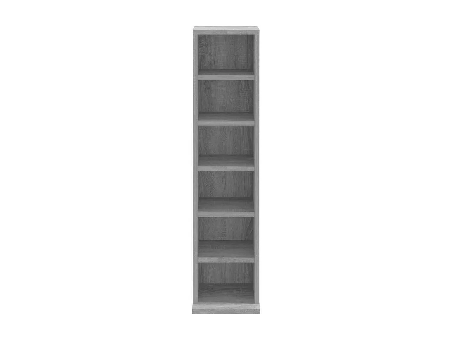 Cd-kast 21x20x88 cm bewerkt hout grijs sonoma eikenkleurig
