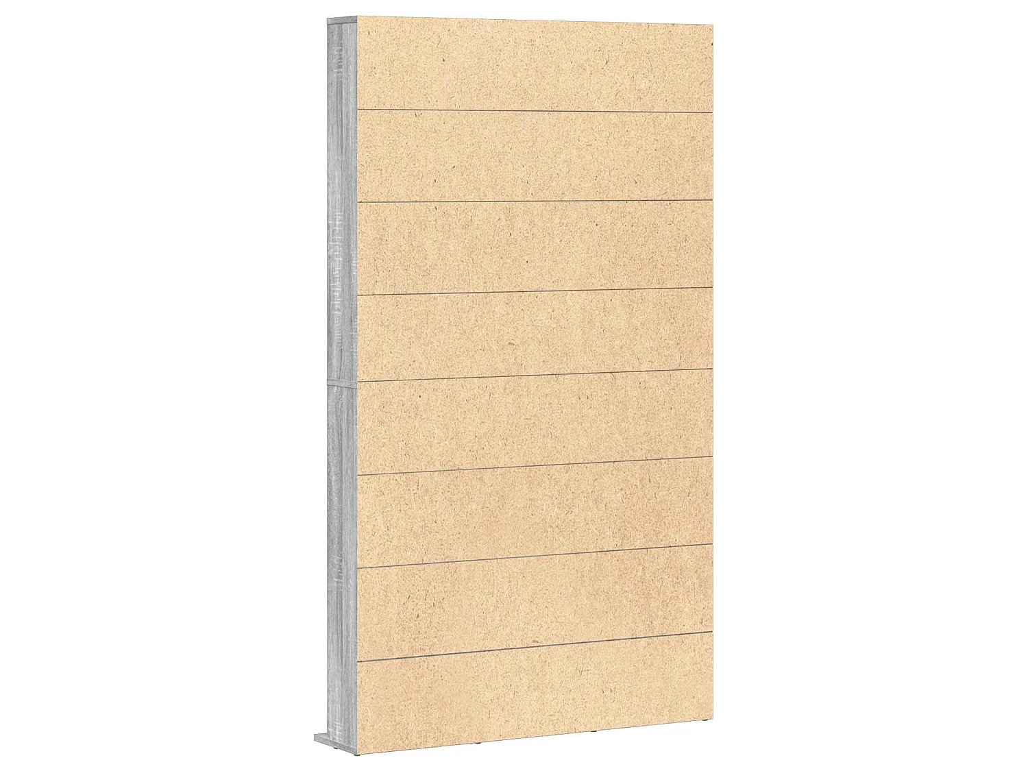 Armoire à CD Sonoma gris 102x23x177,5 cm Bois d'ingénierie