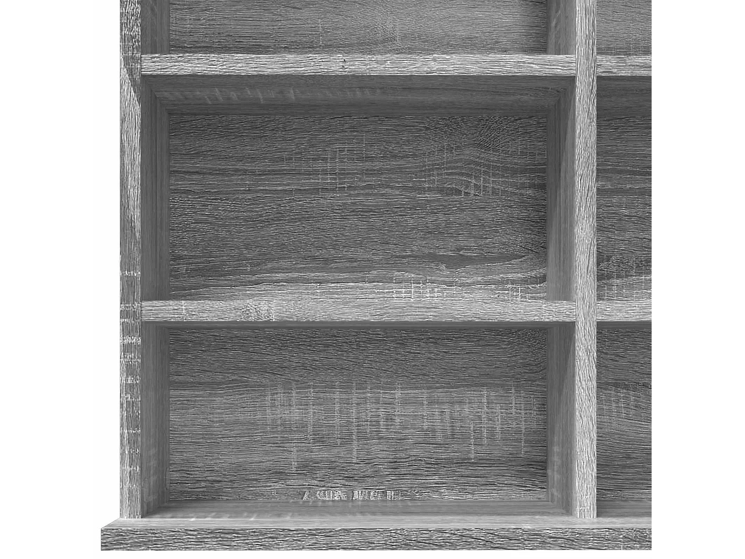 Armoire à CD Sonoma gris 102x23x177,5 cm Bois d'ingénierie