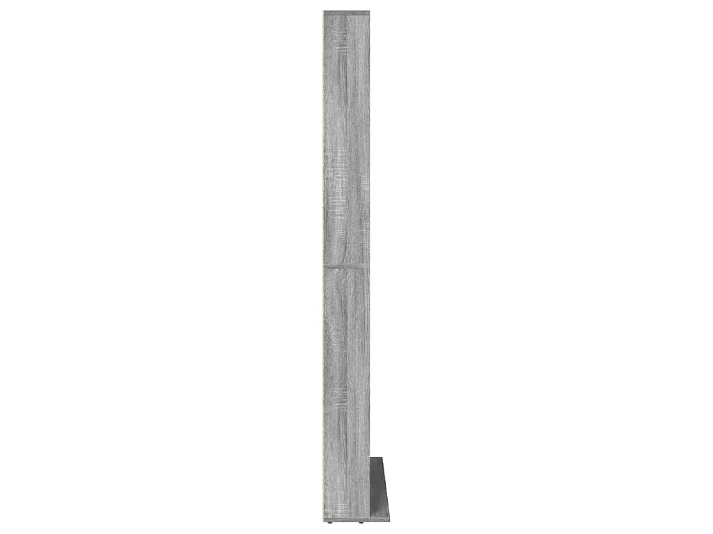 Armoire à CD Sonoma gris 102x23x177,5 cm Bois d'ingénierie