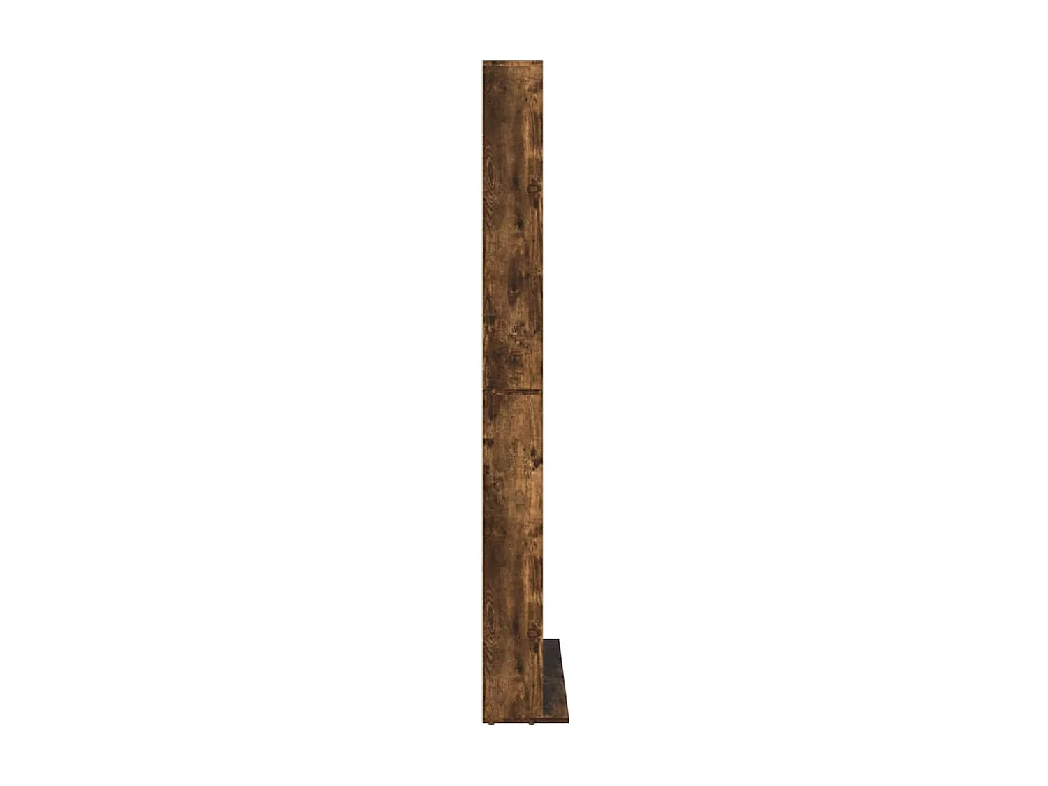 Cd-kast 102x23x177,5 cm bewerkt hout gerookt eikenkleurig