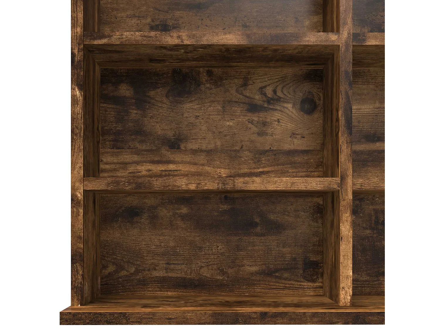 Armoire à CD Chêne fumé 102x23x177,5 cm Bois d'ingénierie